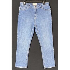Fat Face Chesham Girlfriend Womens Blue Jeans US Size 8S UK Size 12S Medium Wash